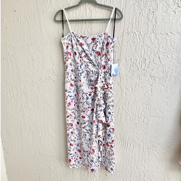 $238 NWT Majorelle Floral Sequin Hayden Midi Dress Multicolor Women's Medium - Picture 2 of 10